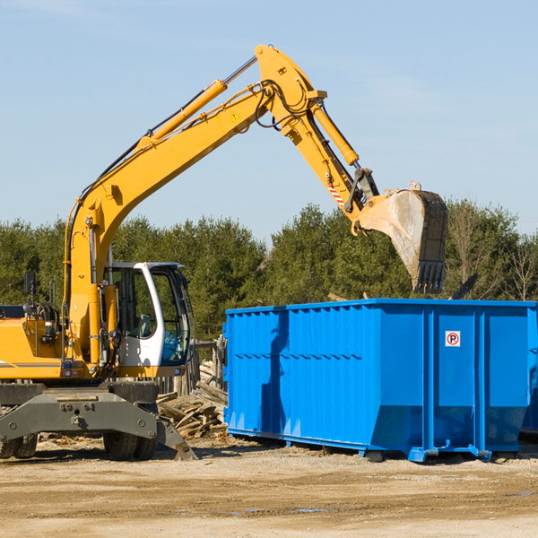 is there a minimum or maximum amount of waste i can put in a residential dumpster in Cambria PA